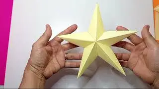 Artesanato Festivo: Como Criar uma Linda Estrela de 5 Pontas de Papel para Decorar seu Natal!