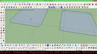 How to use Chamfer and Fillet in SketchUp