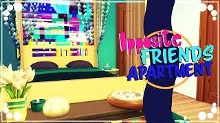 ⭐OPPOSITE BEST FRIENDS APARTMENT⭐ | The Sims 4 | Speed Build