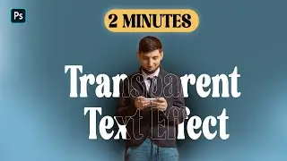 Create Invisible Text Effect in Photoshop in Just a Few Clicks