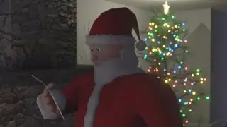 Santa Claus Meets Gen Z Kid