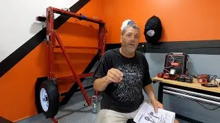 HAULMASTER 1720LB FOLDABLE UTILITY TRAILER ASSEMBLY VIDEO FROM HARBOR FREIGHT