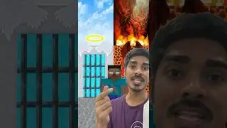 Minecraft Herobrine Heaven vs Hell #shorts #minecraft #minecraftmemes #minecraftanimation #herobrine