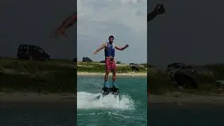 Полет на флайборде Дмитрий