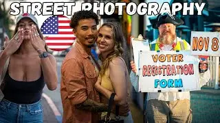 Photographed Americans in California (Street Photographer)