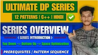 DP Series in Hindi | Master 12 Dynamic Programming Patterns | Full Overview🔥
