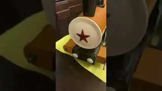 Игрушка СССР жестяной паровоз Салют ЮЖД 21-23 Харьков