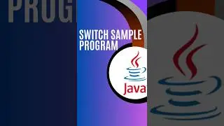 Java switch sample program 👨‍💻💻|| Java tutorial shorts 