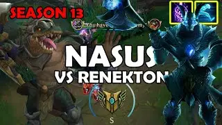 Ruthless Rivalry Unleashed: Nasus vs. Renekton - Clash of Titans in League of Legends