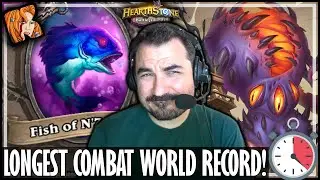 MY LONGEST COMBAT EVER!!! - Hearthstone Battlegrounds