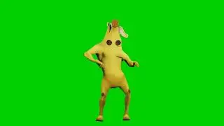 Banana dance green screen | banana dancing green screen