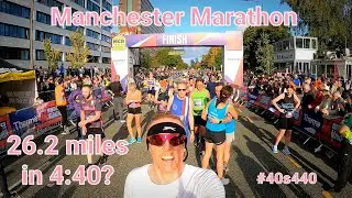 MANCHESTER MARATHON in 4:40 exactly? #manchestermarathon #40s440