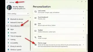 How to Change Your Device Usage in Windows 11