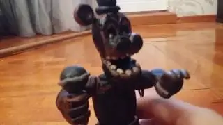 фигурка фантом фредди из пластилина из игры пять ночей с фредди