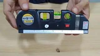 Cara Setting Laser Level Multifungsi HASSTON Untuk Pengerjaan Kayu - Woodworking Tools