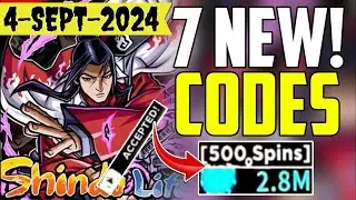 4 SEPT* ALL WORKING CODES FOR SHINDO LIFE IN 2024 || SHINDO LIFE CODES 2024 || CODES FOR SHINDO LIFE