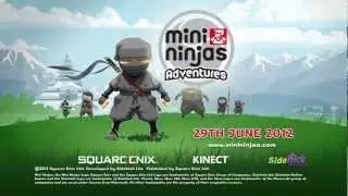 Mini Ninjas Adventure Lifestyle Trailer Official Game Teaser - XBOX Kinect Exclusive
