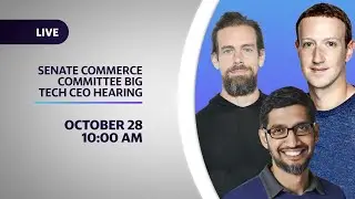 LIVE: Tech CEOs testify before the Senate Commerce Committee