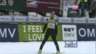 Gregor Schlierenzauer 209.5m Planica 2011 Team Competition Second Round