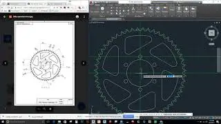 AutoCAD Bike Sprocket Part 2- last line