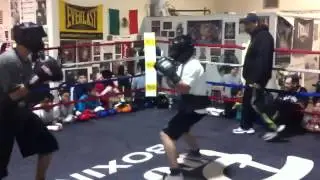 Izack at Ptown boxing gym