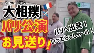 [Grand Sumo] Farewell to the wrestlers before their Paris performance! Who's in the first group? ...