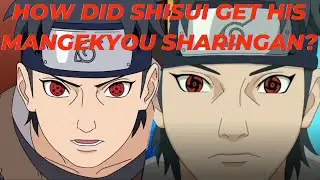 How Did Shisui Get His Mangekyou Sharingan?