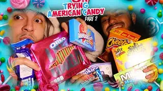 BRITISH BOYS TRYING AMERICAN CANDY!! PART 2