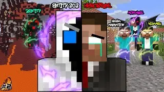 BAD HEROBRINE BABY BROTHERS XDJAMES, MONSHIEE HAHA ANIMATIONS - HEROBRINE BROTHER VS ENTITY BROTHER