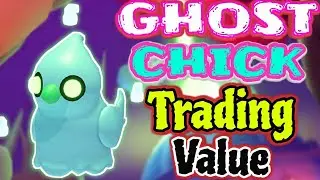 GHOST CHICK TRADING VALUE IN ADOPT ME HALLOWEEN ! #zombiechick
