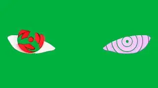Sasuke eye on green screen //@greenscreengen