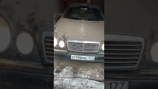 Работа мотора W210 3.2 после простоя 15 лет