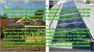 How to Use a Solar Pool Cover