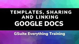 Google Docs, templates and linking to events