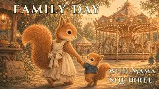 Family Day with Mama Squirrel | Peaceful Celtic Music for Study, Focus & Sleep