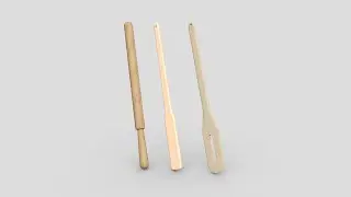 Laundry Stick Pack - low poly PBR 3d model