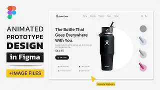How to Create a Modern Animated Product Landing Page in Figma | UI Design Tutorial for Beginners