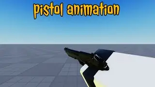 first person pistol animation | Roblox Moon Animator