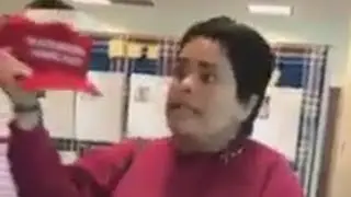 WOMAN STEALS MAGA HAT - DEMANDS VICTIM BE PUNISHED