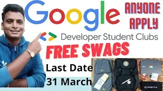 Google Developer Program Free Google Swags Goodies Certificate | Google Developer Mentorship Program