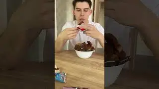 Kinder delice, Распаковка бисквита