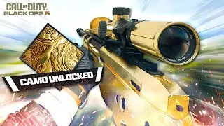 How to UNLOCK the NEW GOLD CAMO for SNIPERS (Black Ops 6 Mastery Camo)