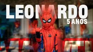 OS HERÓIS NO ANIVERSÁRIO DO LÉO - 5 ANOS
