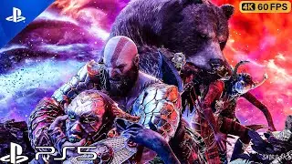 God of War Ragnarok - Kratos Vs Hrist & Mist Boss Fight | PS5 4K 60FPS No Commentary | Wheels To Win