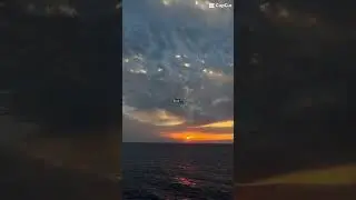 This sun set tho 🌤️ #nature #bueatiful #sunset #ocean #oceansunsets #views #fyp #viral