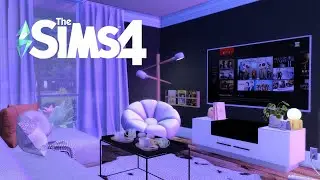 SINGLE MOM WITH TEENAGER MODERN HOUSE | CC+ | STOP MOTION | THE SIMS 4