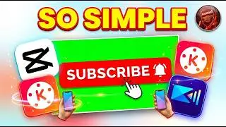 Add Green Screen Subscribe Buttons on Mobile: CapCut, KineMaster & PowerDirector Tutorial |Eth| 2026