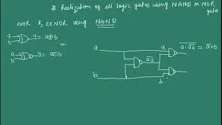 implementation of ex-or and ex-nor gate using nand gate