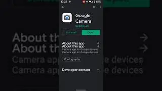 Google Camera,how to downgrade back to factory installed Google camera after a update.