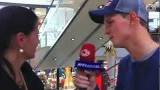 Thomas Morgenstern als Ö3-Mikromann